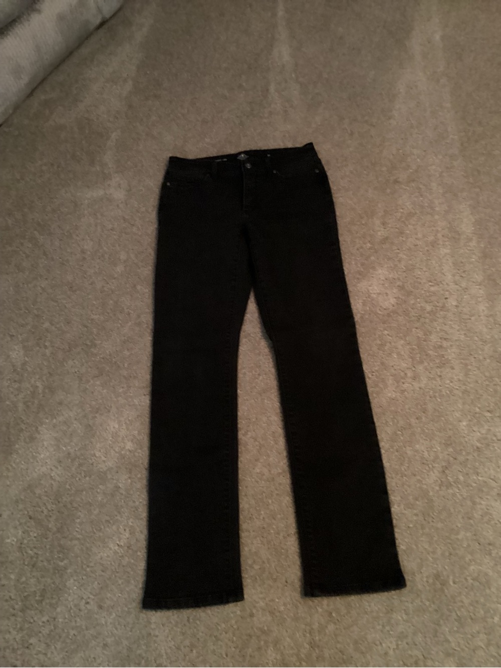 St. John's Bay Black Women's Straight-Leg Jeans